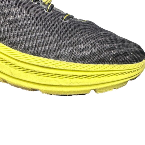 Hoka One One Mens Rincon 1102874 Black Citrus Running Shoes  Hoka One One | Men | Rincon Black Citrus Mesh Athletic Running Shoes | Size 13